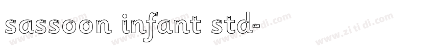 sassoon infant std字体转换 sassoon infant std字体转换